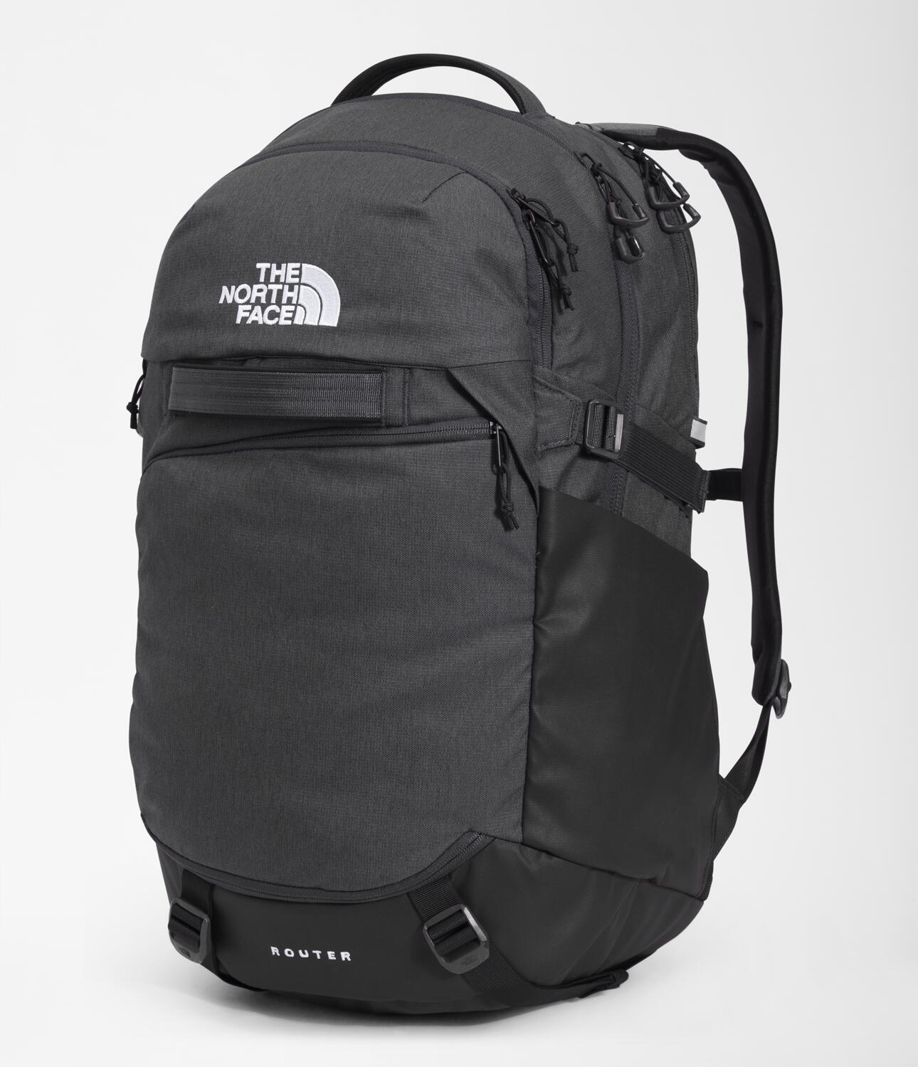 Mochila Router Unisex, Gris Asfalto c/Negro