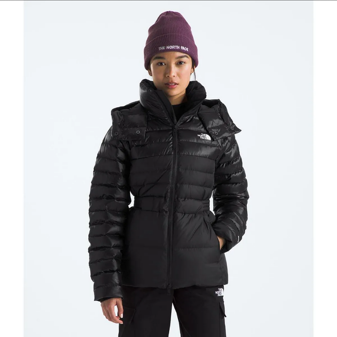 Chamarra de Pluma Metropolis Mujer, Negro